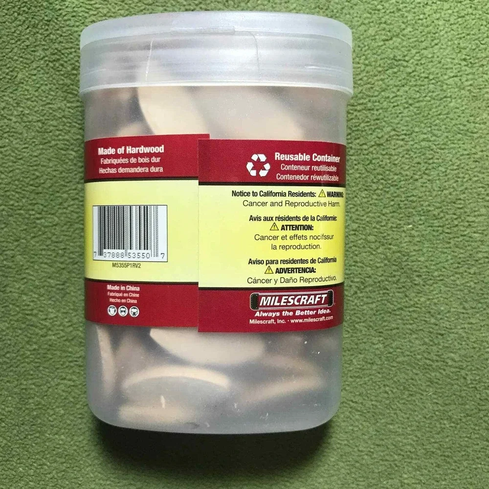 Milescraft Biscuits‎ In A Bottle 100 Ct. For Use In Wood Joining Woodworking